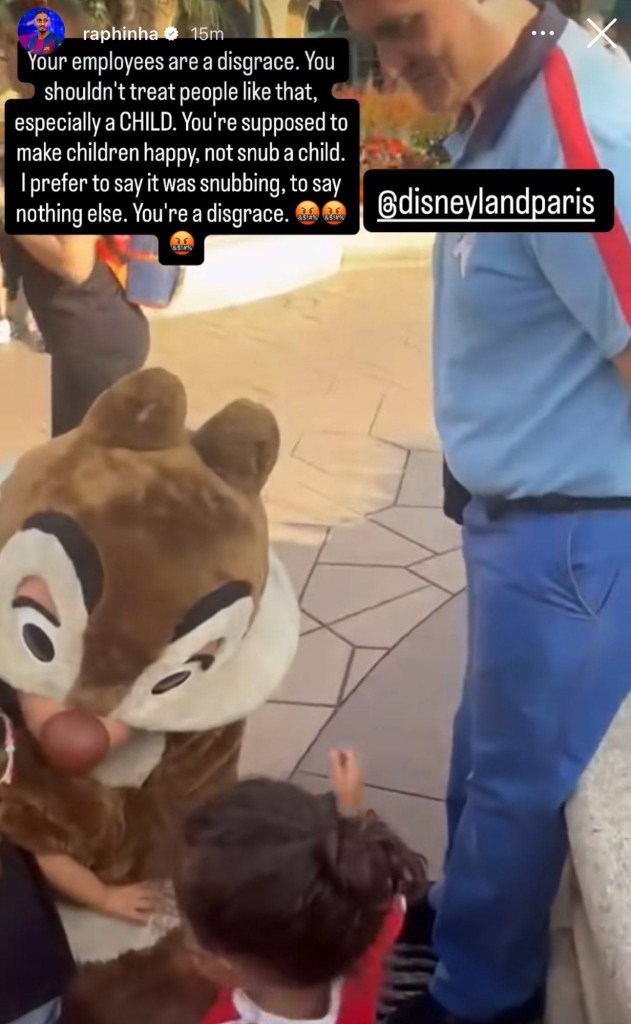 Barcelona and Brazil striker is coming after Disneyland Paris after his son was ignored during his recent visit. Raphinha calls out Disneyland Paris after his son was intentionally ignored