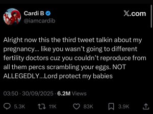 Pop lovers woke up to a beef between two of the industry’s biggest female rappers, Cardi B and Nicki Minaj beefing on X. This why Cardi B and Nicki Minaj are beefing on X