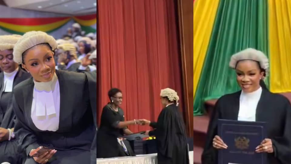 Ghanaian Broadcaster, Serwaa Amihere, and 823 others have been called to the Bar.