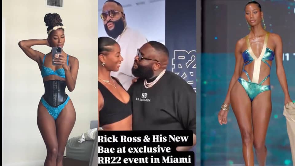Rick Ross breaks up with American Supermodel Jazzma for refusing to kiss him in public.