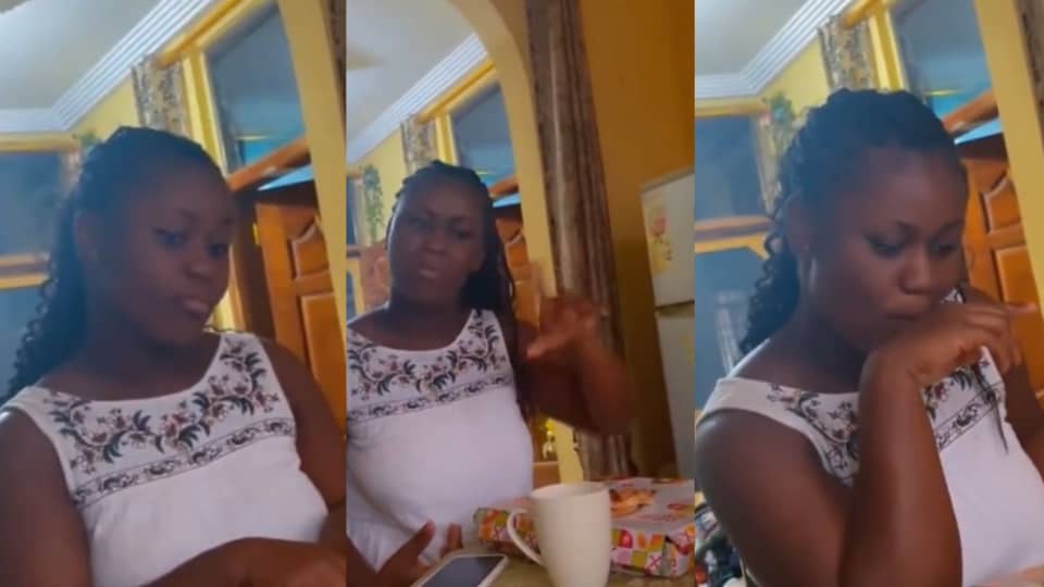 Lady Fumes as her lover gifted her pizza on her birthday