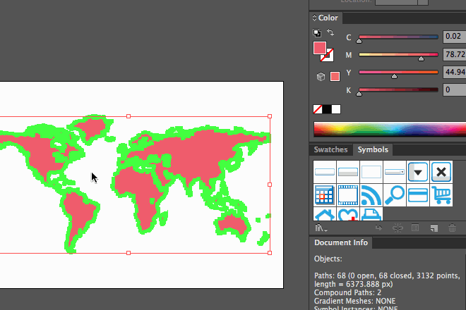 Diginate Illustrator Tutorial Create 3D Globes With Map Art Diginate 05 Creating Symbol World Map Tutorial 