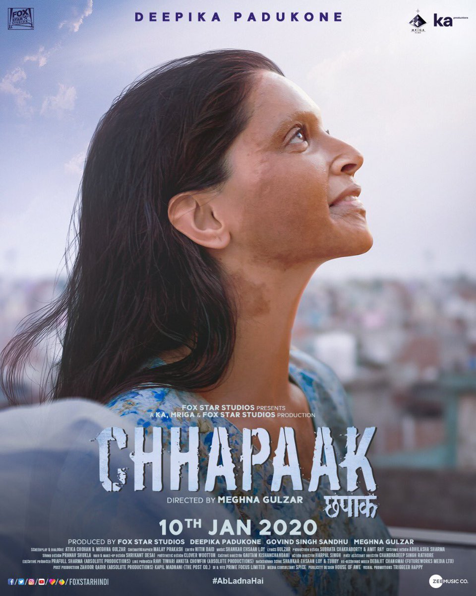 Chhapaak trailer release