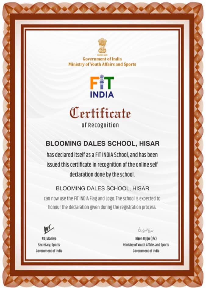 FIT India School week