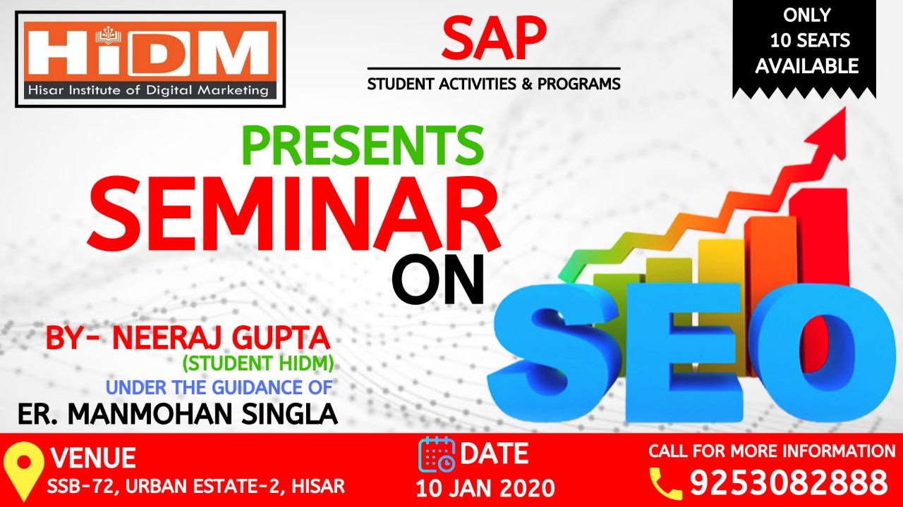 Seminar on SEO