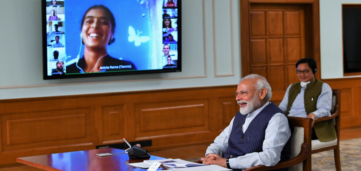 Video Conferencing with sports persons