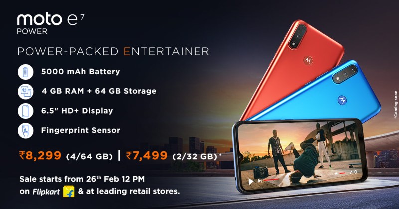 Moto E7 Power