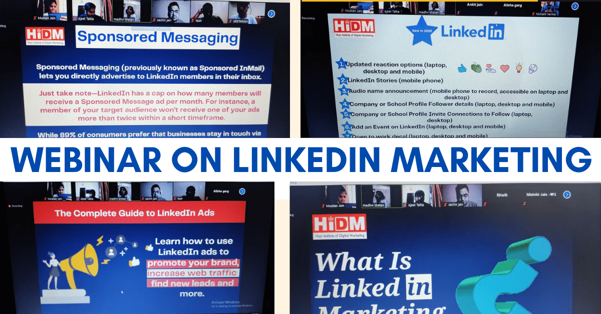 webinar for Linkedin Marketing jugaadin news