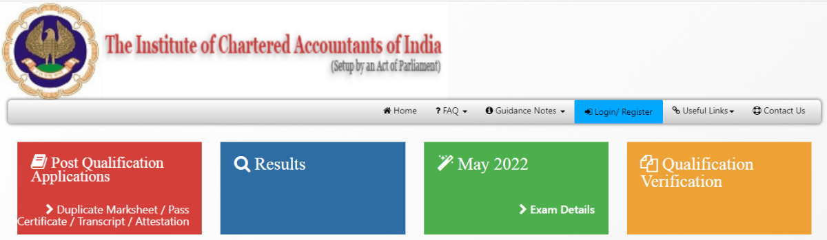 ICAI CA Inter and Final admit card