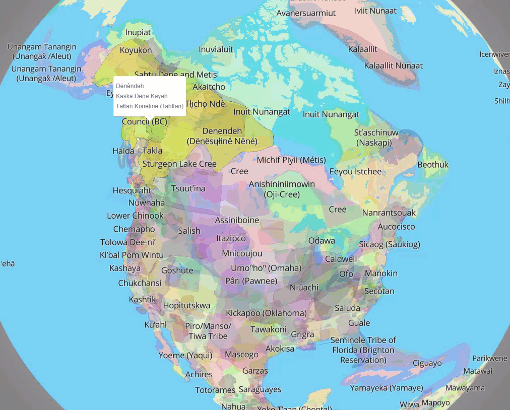 Metis People Map Languages 