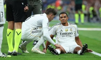 إصابة أرنولد تُجبره على مغادرة مباراة ريال مدريد ومارسيليا