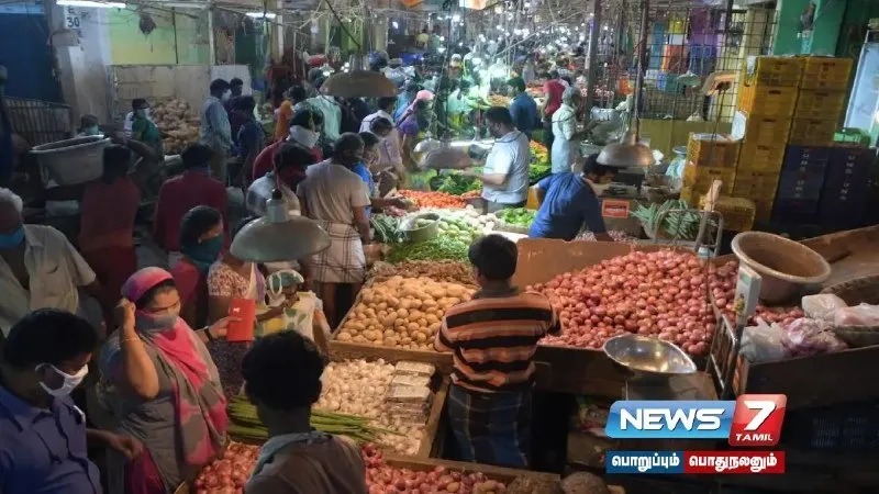 சென்னை கோயம்பேடு சந்தையில் காய்கறிகளின் விலை குறைவு!