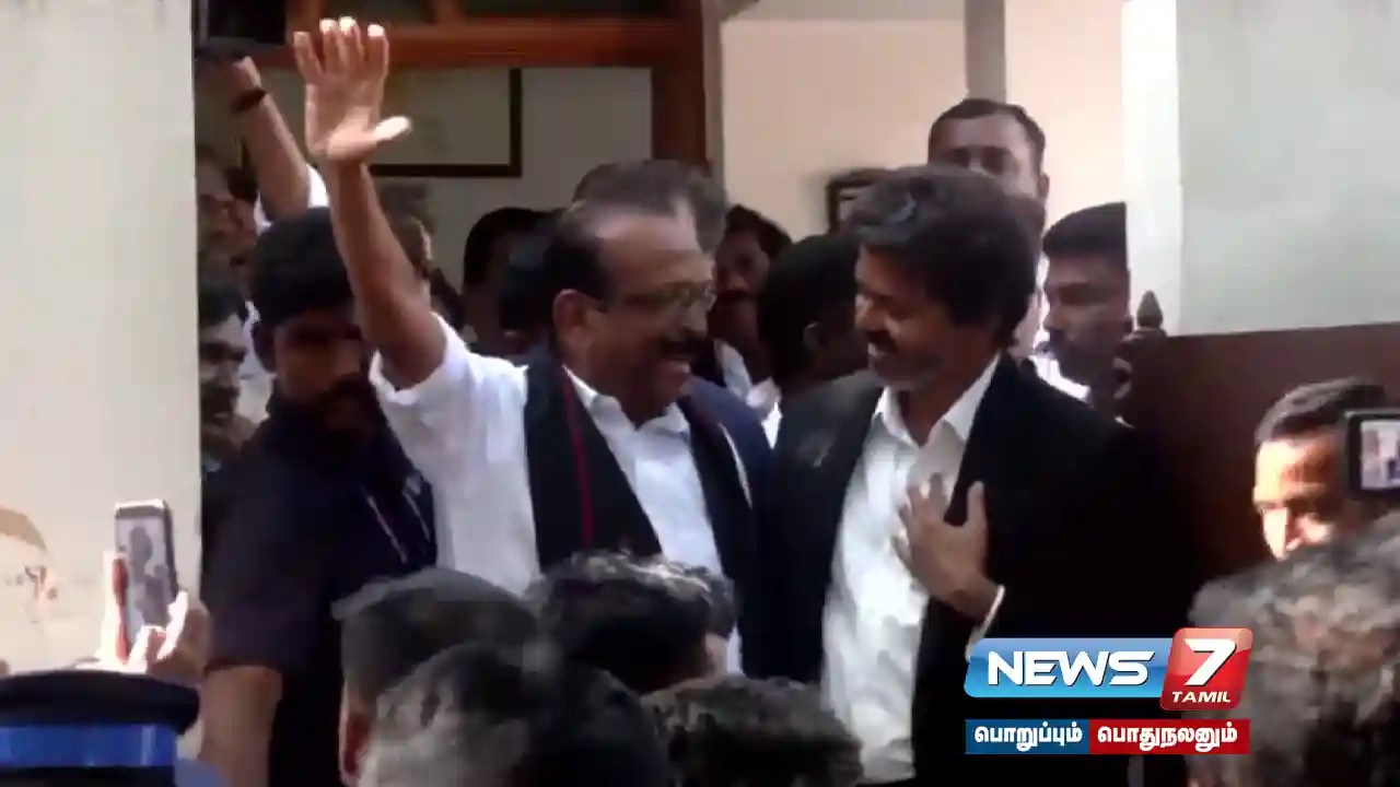 மு.க.ஸ்டாலினை தொடர்ந்து வைகோவை சந்தித்த முதலமைச்சர் விஜய்…!