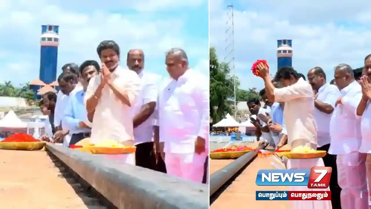 டெல்டா பாசனத்திற்காக் மேட்டூர் அணையை திறந்து வைத்தார் முதலமைச்சர் விஜய்!