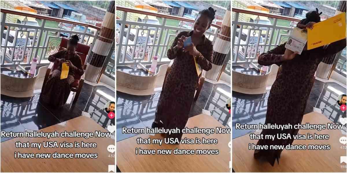 Young Lady Celebrates US Visa Approval, Credits Hallelujah Challenge