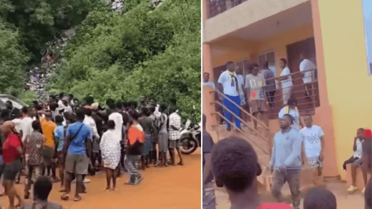 Takoradi Residents Nab 12 Alleged Occult Members Dumping Body Into Sea