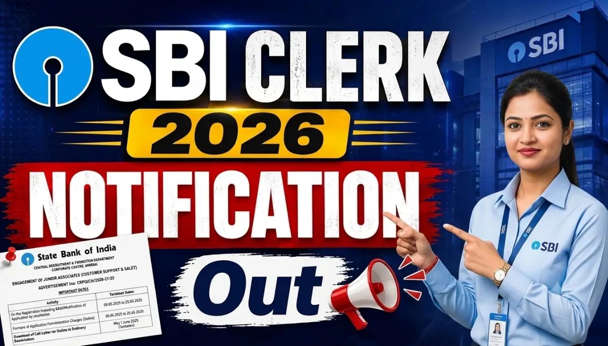 SBI Clerk Backlog Vacancy 2026: 1538 पदों पर भर्ती शुरू, ग्रेजुएशन पास उम्मीदवार 27 अगस्त तक करें आवेदन