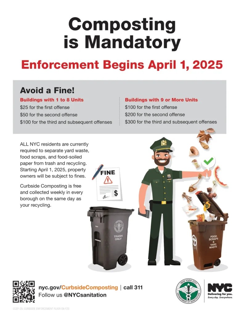 New York City Pauses Some Composting Fines as Residents Struggle With New Rules