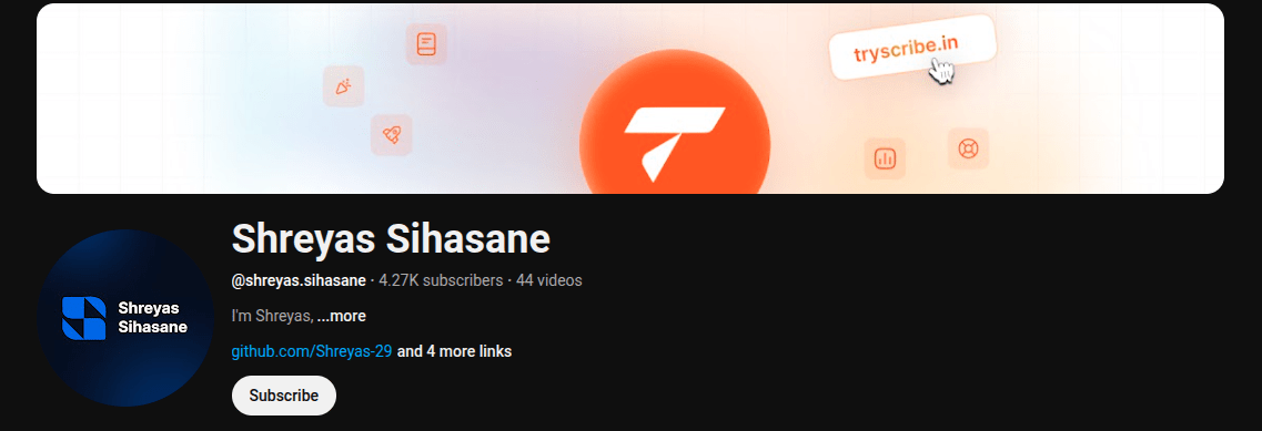 Shreyas Sihasane is a self-taught full-stack developer and designer. He has good experience in building AI-powered SaaS tools and freelancing projects globally.