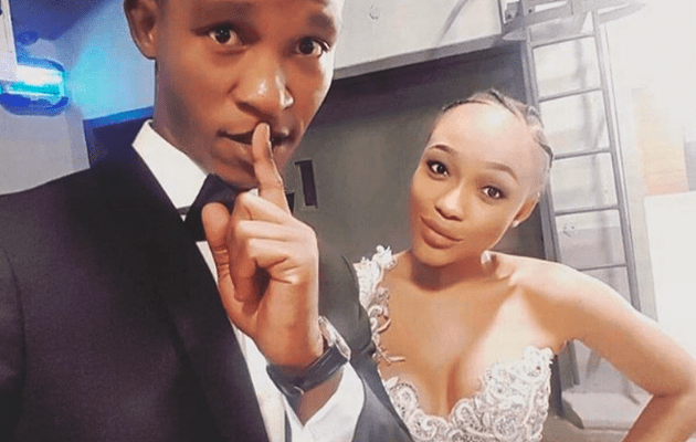 Thando Thabethe and Katlego Maboe