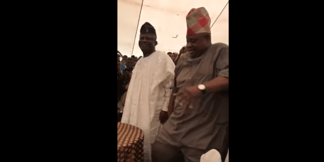 WATCH: Nigerian Dancing Senator, Ademola Adeleke, Show Off Dance Moves In Atlanta Church