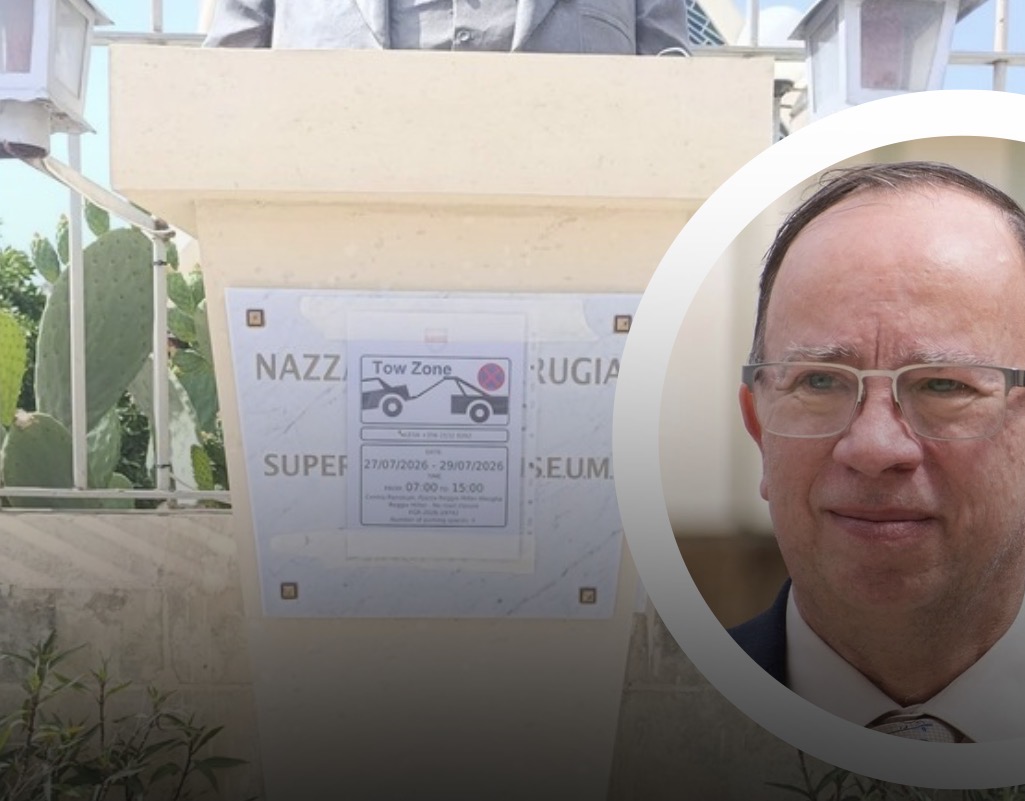 “No Parking Notices Do Not Belong on Monuments,” Says Fgura Councillor