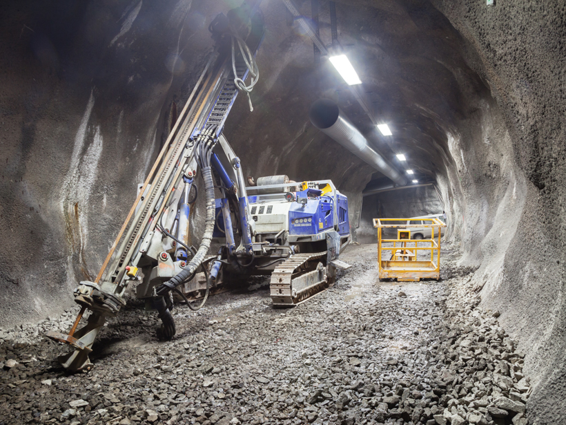 Processes like mining and drilling tunnels, which displace material from the subsurface, can induce earthquakes.