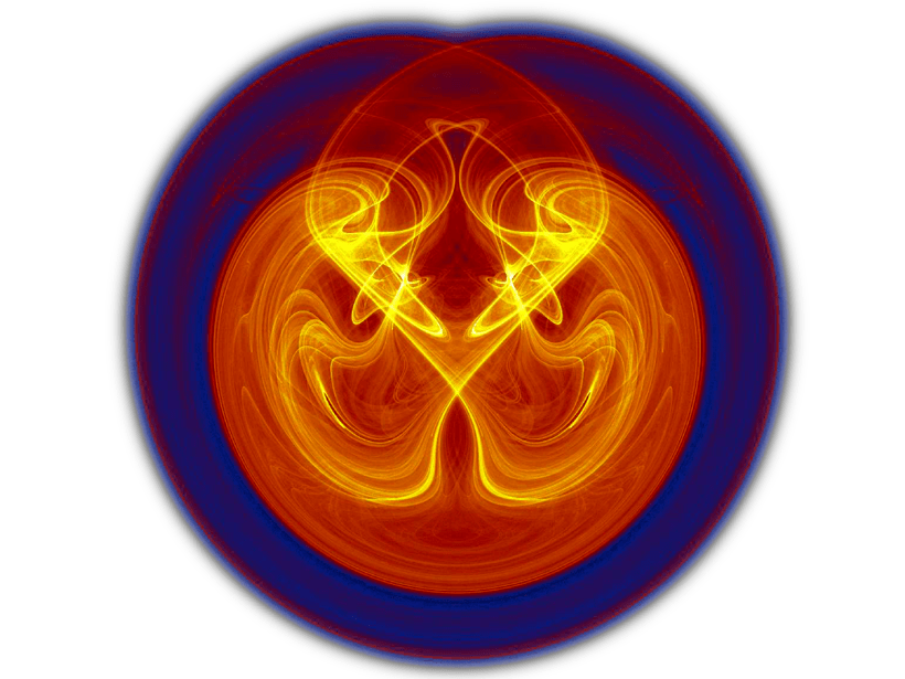 Abstract image of a convection process