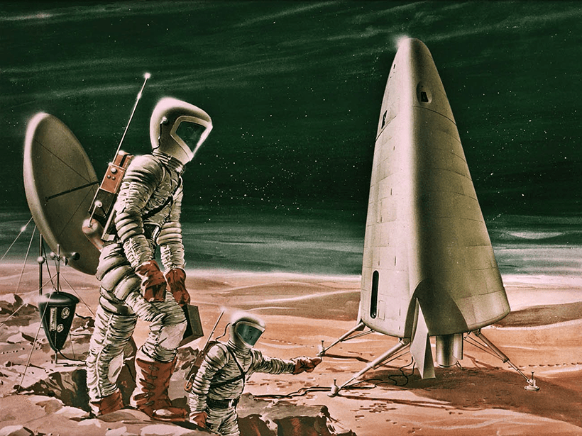 Artist’s rendering of a Mars excursion module