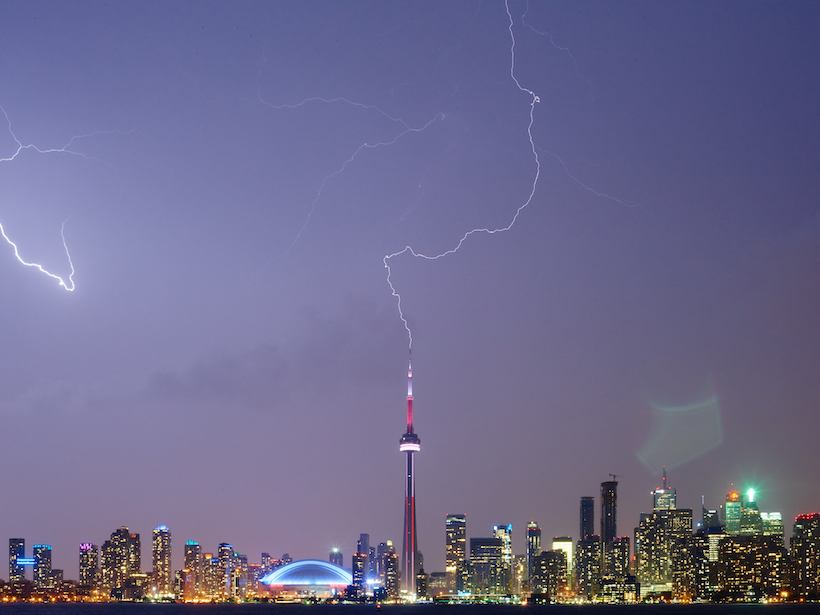 Upward lightning is uncommon, but more common types of lightning can make it more likely to occur.