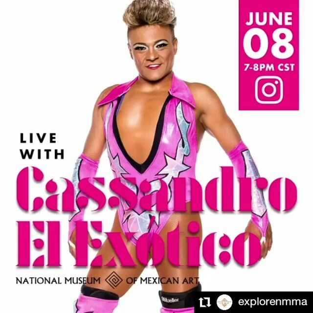 "El Exótico" es el sobrenombre del luchador.- Foto Instagram Cassandro
