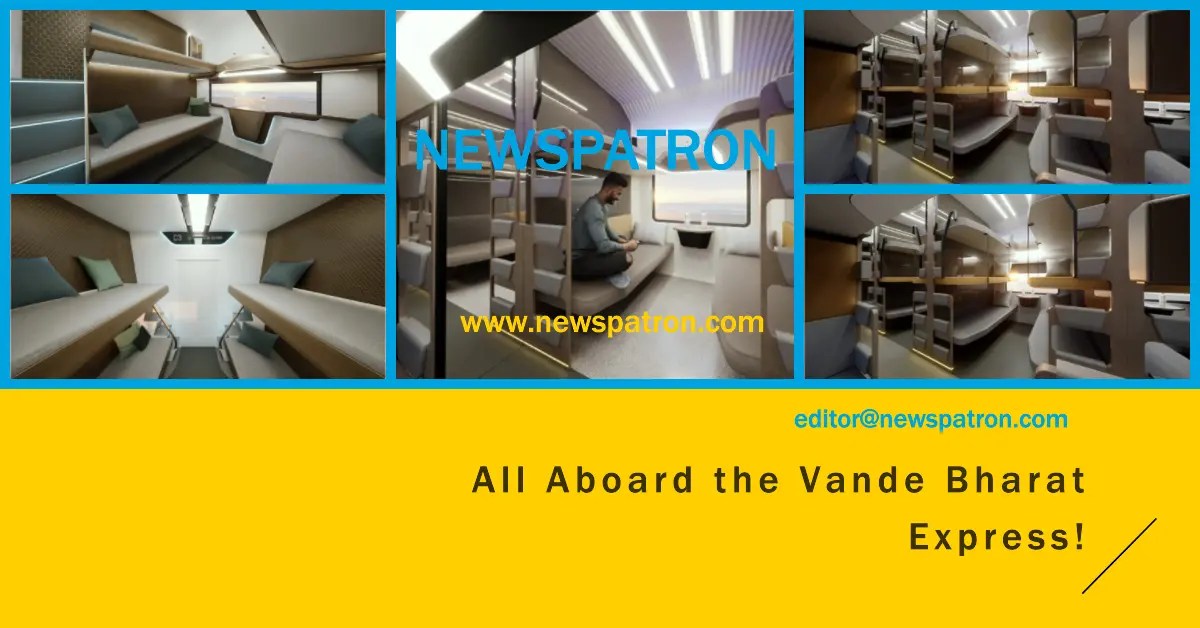 A collage of a sleeper-class coach