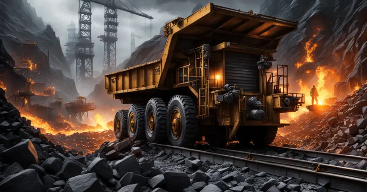 Coal India An image showing the various aspects of Coal India’s operations, such as coal mining, coal washing, coal transportation, coal gasification, coal power generation, etc.