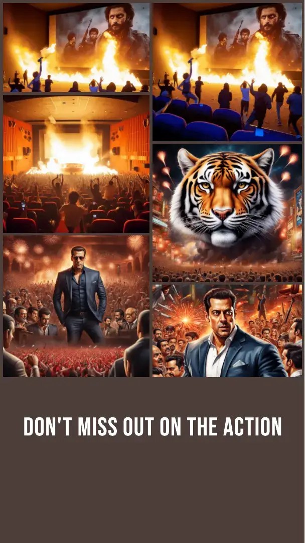 A collage of images related to the tiger 3 firework incident.