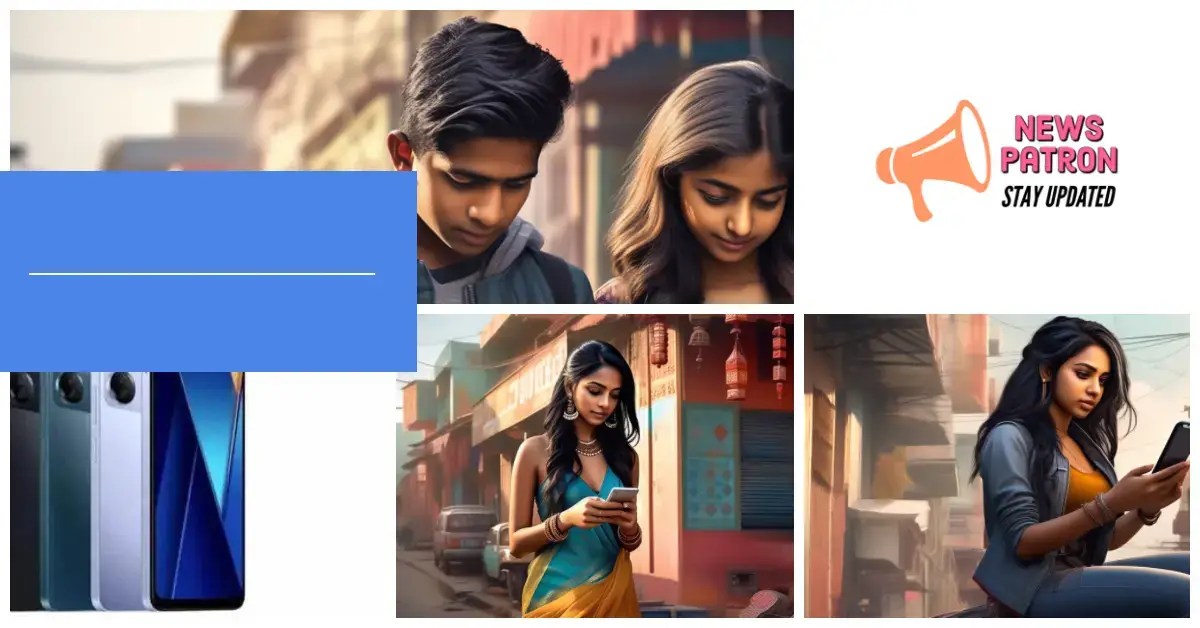 Poco C65 in Matte Black colour with Poco logo and model name on screen.