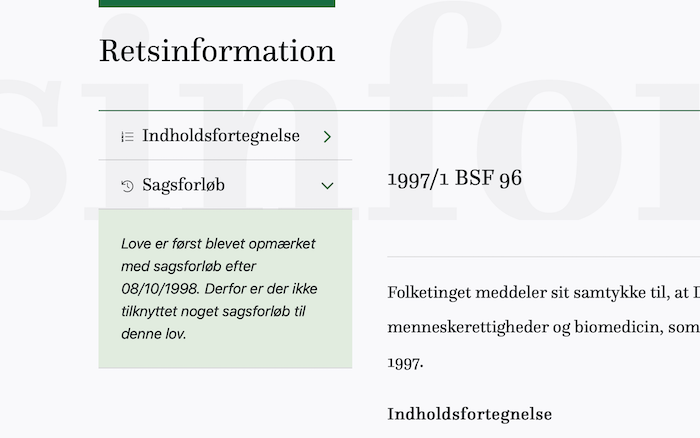 Retsinformation