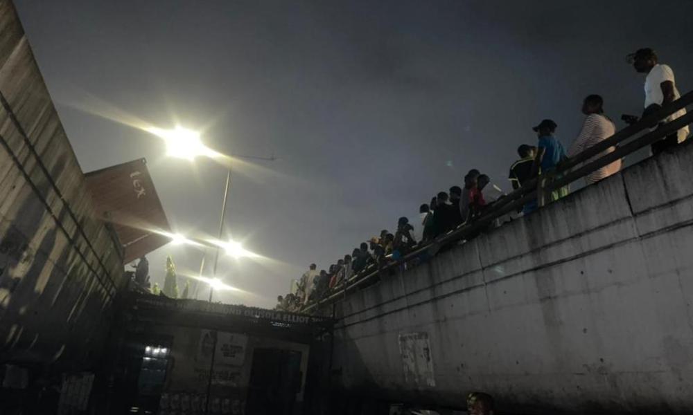 LASTMA Rescues 3 As 40ft Container Falls On Car At Ojuelegba Bridge(See Video And Photos Here)