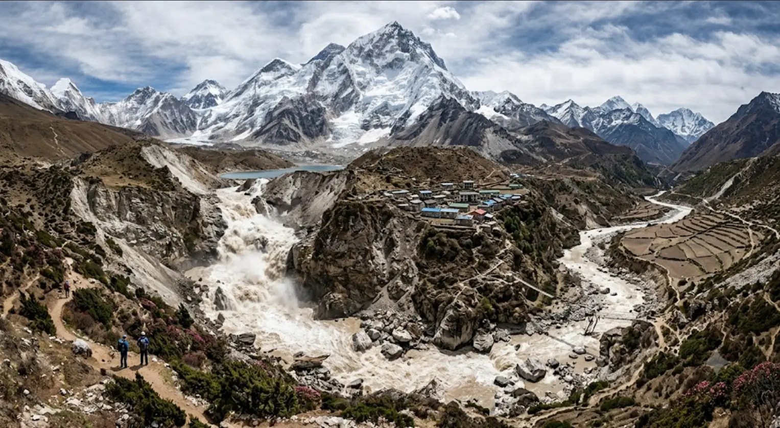 Nepal Flash Flood and Ticking Water/Glacial Bombs at 5000 Metres