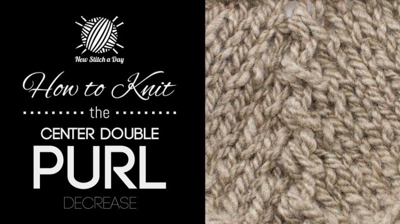 Central Double Decrease Cdd Or S2kp Knit Purl Hunter - Artistic Vintage Illustration - Desktop