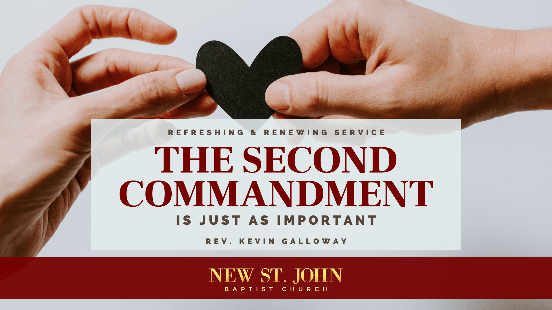 The Second Commandment is Just as Important
