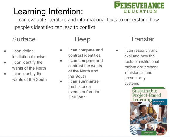 Sustainable PBL Example
