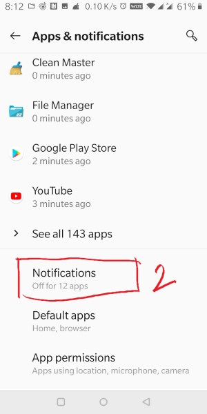 How to hide notifications on android -2