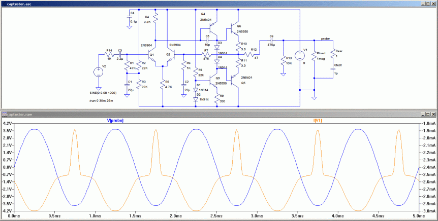 Testing Capacitors With A Square Wave