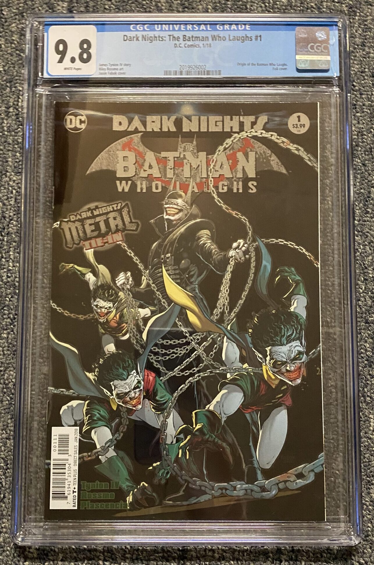 カウントダウンヴァンパイヤーズ 北米版 & 超プレミアムなアメコミ Dark Nights: The Batman Who Laughs #1 Grade 9.8 – New Wave Comics
