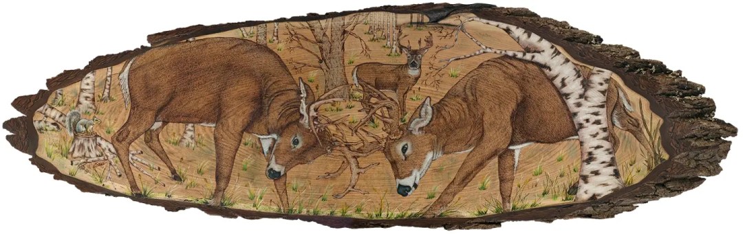 Pat Williams1 Pat Williams fighting bucks wood burning