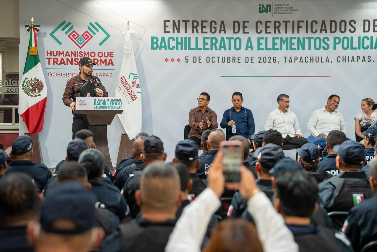 Anuncia SSP becas para fortalecer la profesionalización de elementos de seguridad en Chiapas