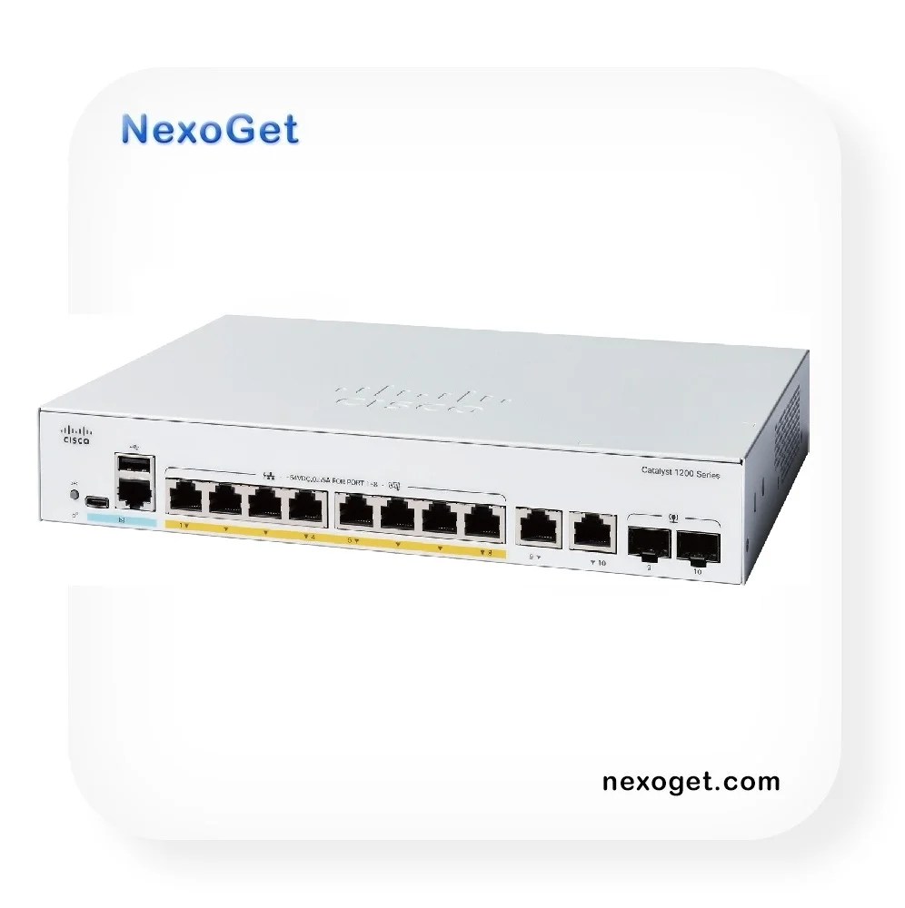 Cisco C1200-8FP-2G 8-Port Gigabit PoE+ Switch