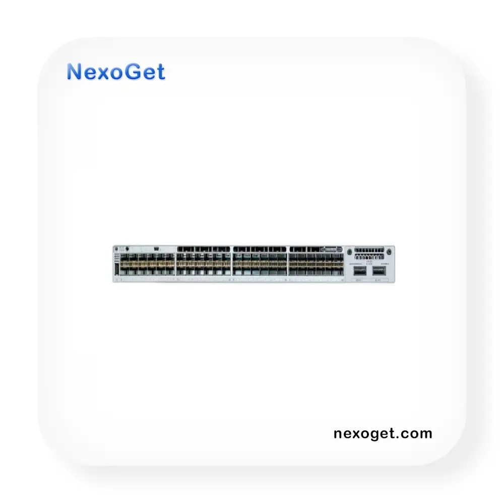 Cisco Catalyst C9300-48S 48-Port Fiber Switch Front View - NexoGet