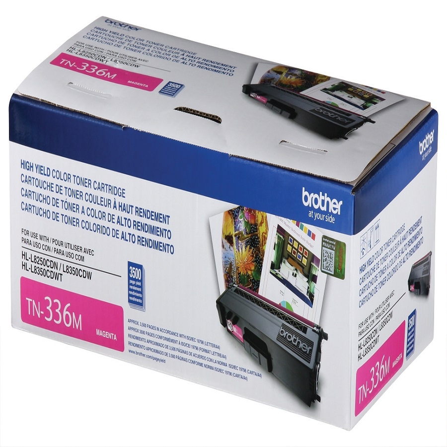 Toner Brother Magenta Tn336M Alto Rendimiento Para Imprimir Hasta 3500 Paginas