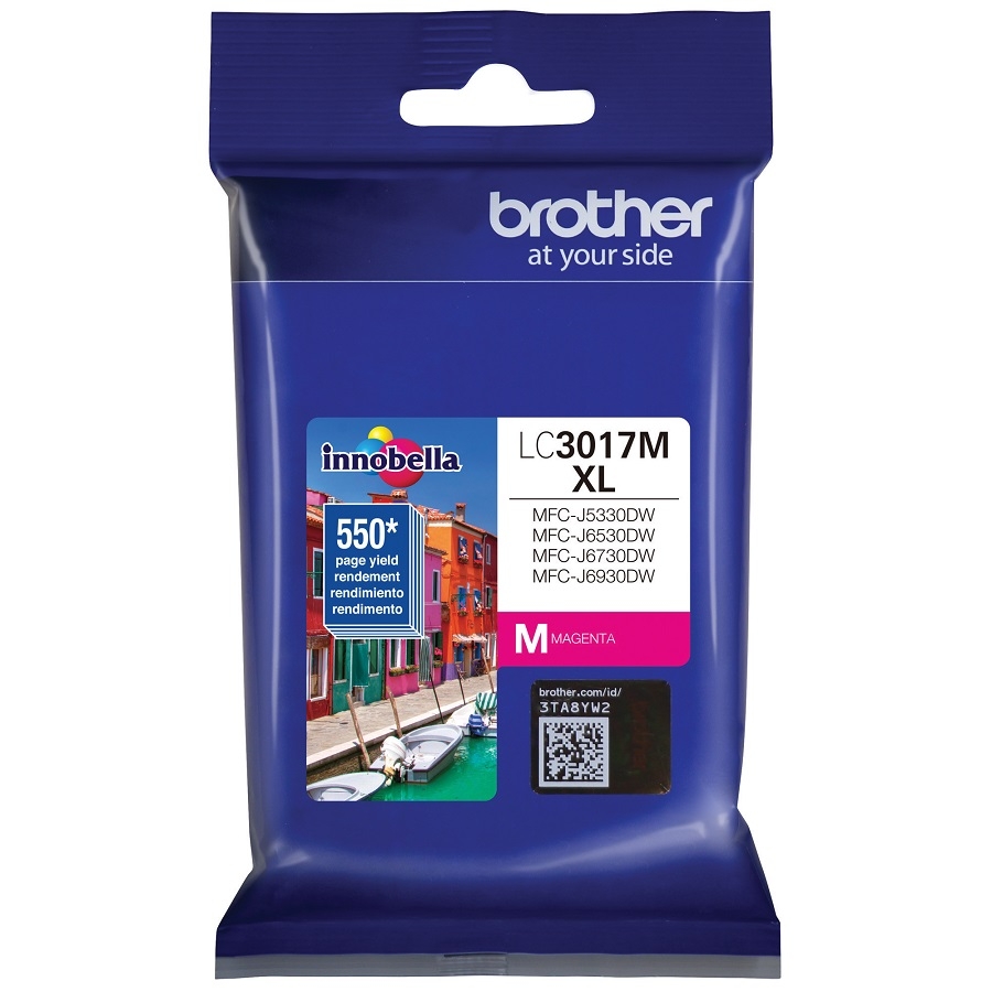 Cartucho De Tinta Magenta Brother Lc3017M Rendimiento 550 Paginas Al 5 De Cobertura